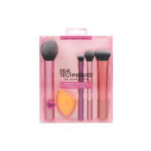 Real Techniques Makeup Brush Set Everyday Essentials 5-Piece Makeup Brush Set